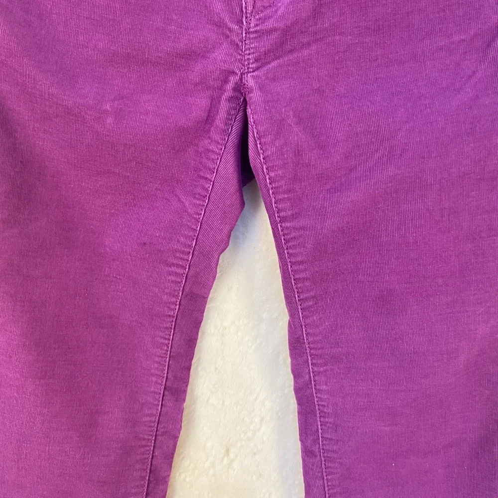 LOFT modern straight corduroy pants, magenta pink, size 24 petite - Picture 5 of 16